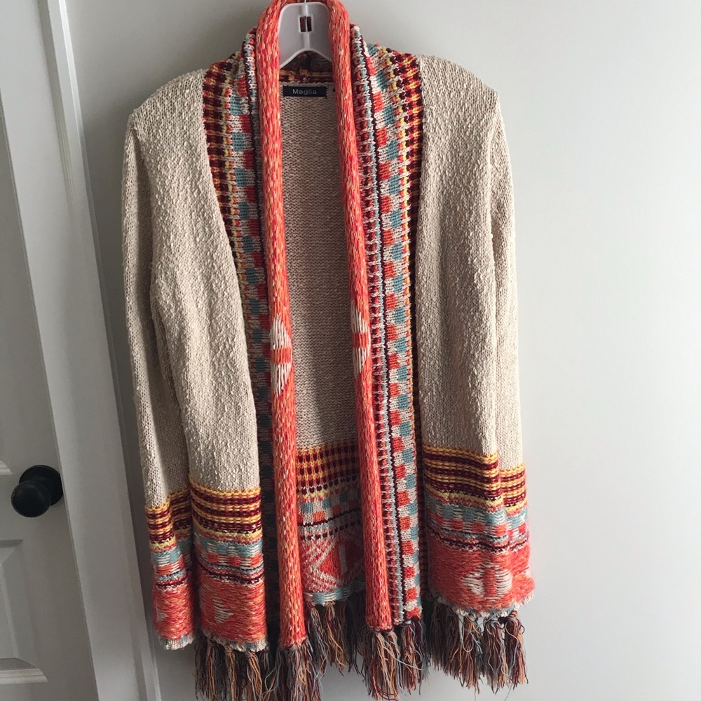 Open front cardigan